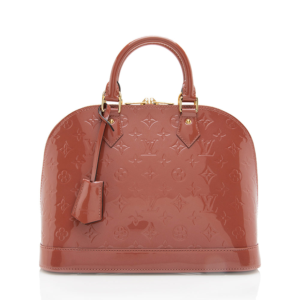 Louis Vuitton Monogram Vernis Alma PM Satchel (SHF-18202)