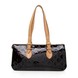Louis Vuitton Monogram Vernis Rosewood Satchel (SHF-17844)