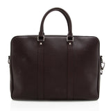 Louis Vuitton Taiga Leather Porte Documents Voyage Briefcase (SHF-18195)