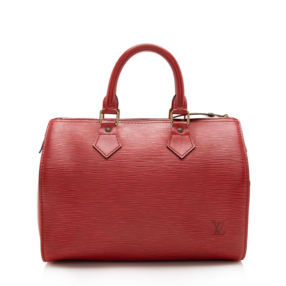 Louis Vuitton Vintage Epi Leather Speedy 25 Satchel (SHF-16344)