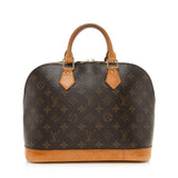 Louis Vuitton Vintage Monogram Canvas Alma PM Satchel (SHF-14614)