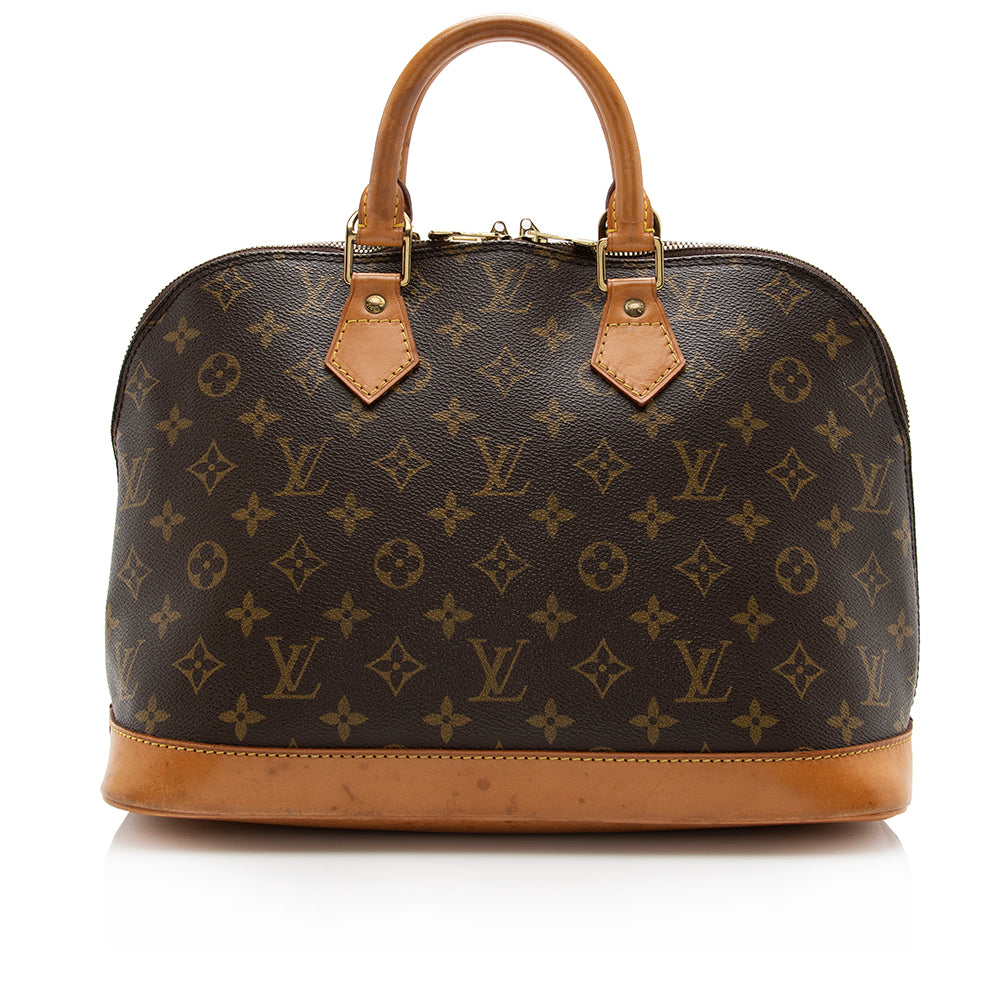 Louis Vuitton Vintage Monogram Canvas Alma PM Satchel (SHF-15957)