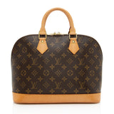 Louis Vuitton Vintage Monogram Canvas Alma PM Satchel (SHF-16875)