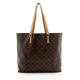 Louis Vuitton Vintage Monogram Canvas Cabas Alto Tote (SHF-15670)