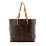 Louis Vuitton Vintage Monogram Canvas Cabas Alto Tote (SHF-15670)