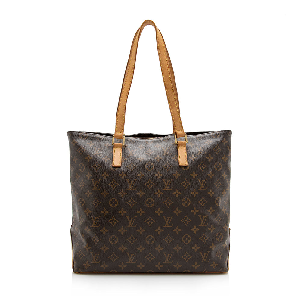 Louis Vuitton Vintage Monogram Canvas Cabas Mezzo Tote (SHF-15952)
