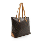 Louis Vuitton Vintage Monogram Canvas Cabas Mezzo Tote (SHF-15952)