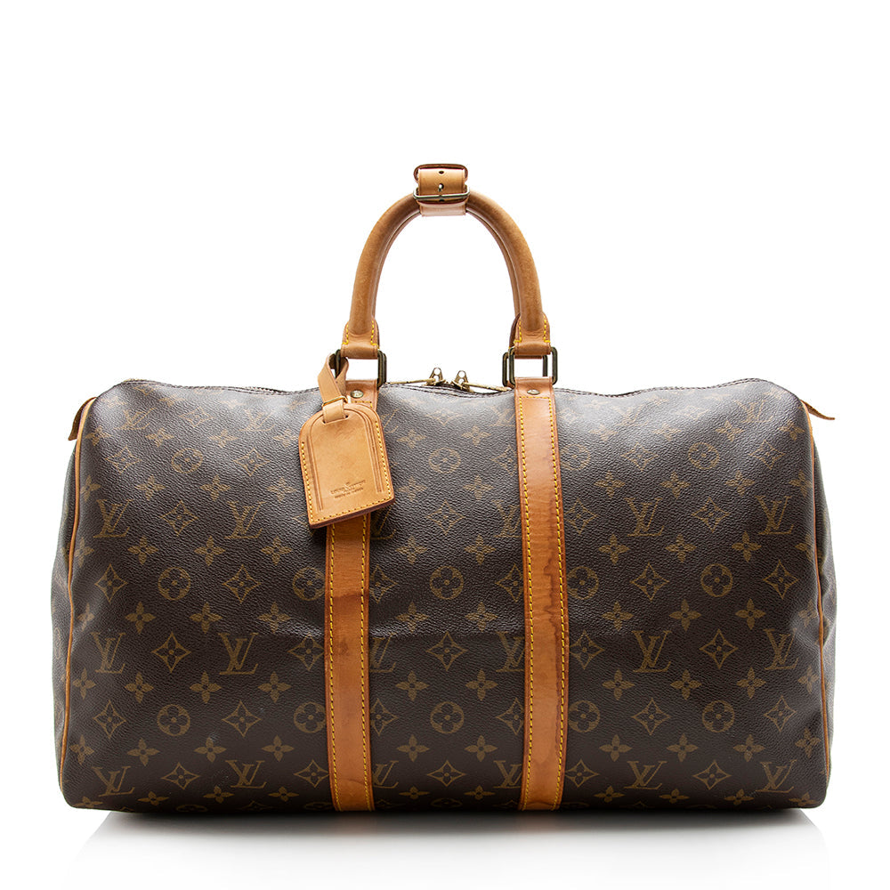Louis Vuitton Vintage Monogram Canvas Keepall 45 Duffel Bag (SHF-16636)