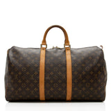 Louis Vuitton Vintage Monogram Canvas Keepall 50 Duffel Bag (SHF-14703)