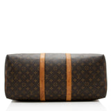 Louis Vuitton Vintage Monogram Canvas Keepall 50 Duffel Bag (SHF-14703)