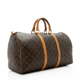 Louis Vuitton Vintage Monogram Canvas Keepall 50 Duffel Bag (SHF-14703)