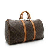 Louis Vuitton Vintage Monogram Canvas Keepall 50 Duffel Bag (SHF-16752)