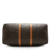 Louis Vuitton Vintage Monogram Canvas Keepall 55 Duffel Bag (SHF-16747)