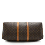 Louis Vuitton Vintage Monogram Canvas Keepall 60 Duffel Bag (SHF-16748)