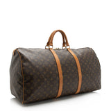 Louis Vuitton Vintage Monogram Canvas Keepall 60 Duffel Bag (SHF-16748)