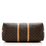 Louis Vuitton Vintage Monogram Canvas Keepall Bandouliere 55 Duffel Bag (SHF-16864)