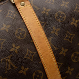 Louis Vuitton Vintage Monogram Canvas Keepall Bandouliere 55 Duffel Bag (SHF-16864)