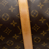 Louis Vuitton Vintage Monogram Canvas Keepall Bandouliere 55 Duffel Bag (SHF-17039)