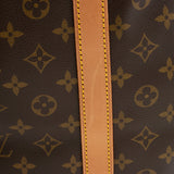 Louis Vuitton Vintage Monogram Canvas Keepall Bandouliere 60 Duffel Bag (SHF-16749)