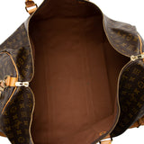 Louis Vuitton Vintage Monogram Canvas Keepall Bandouliere 60 Duffel Bag (SHF-17041)