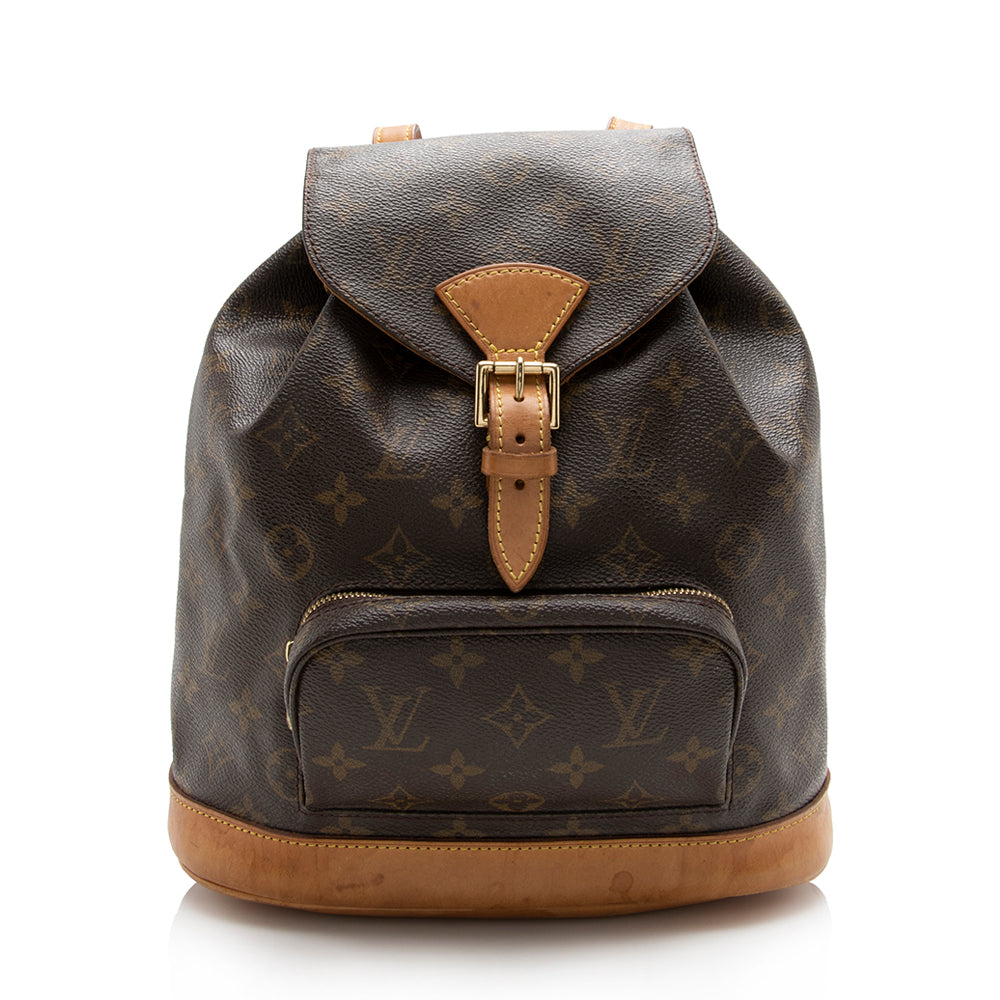 Louis Vuitton Vintage Monogram Canvas Montsouris MM Backpack (SHF-15905)