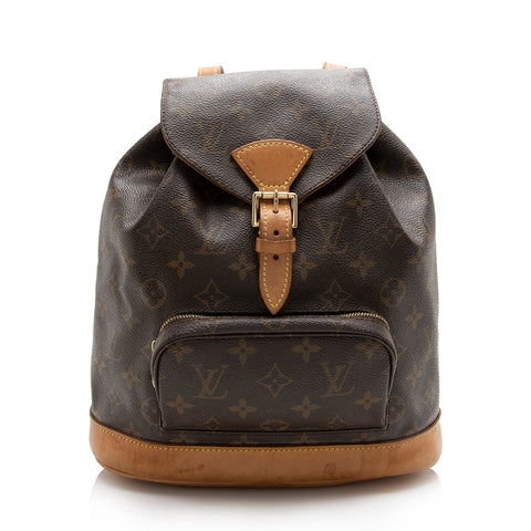 Louis Vuitton Vintage Monogram Canvas Montsouris MM Backpack (SHF-15905)