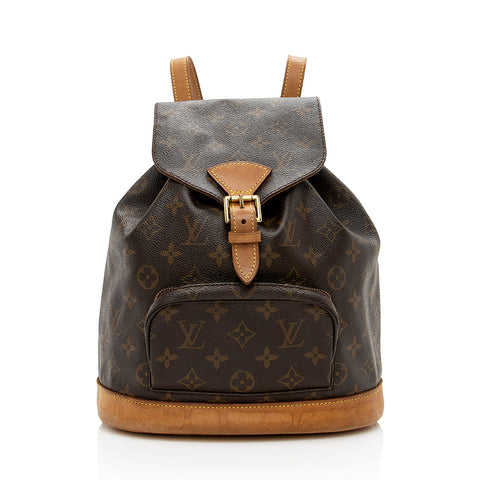 Louis Vuitton Vintage Monogram Canvas Montsouris MM Backpack (SHF-16456)