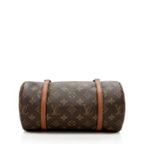 Louis Vuitton Vintage Monogram Canvas Papillon 26 Satchel (SHF-13757)