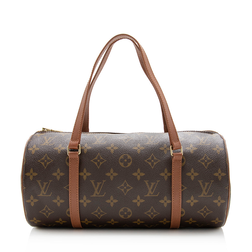 Louis Vuitton Vintage Monogram Canvas Papillon 30 Satchel (SHF-13723)