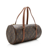 Louis Vuitton Vintage Monogram Canvas Papillon 30 Satchel (SHF-13723)