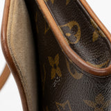 Louis Vuitton Vintage Monogram Canvas Pochette Twin GM Shoulder Bag (SHF-18031)