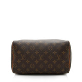 Louis Vuitton Vintage Monogram Canvas Speedy 25 Satchel (SHF-17555)