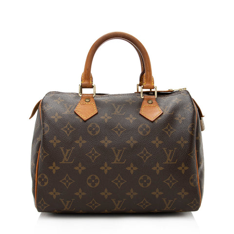 Louis Vuitton Vintage Monogram Canvas Speedy 25 Satchel (SHF-17555)