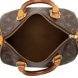 Louis Vuitton Vintage Monogram Canvas Speedy 25 Satchel (SHF-17555)