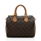 Louis Vuitton Vintage Monogram Canvas Speedy 25 Satchel (SHF-16510)