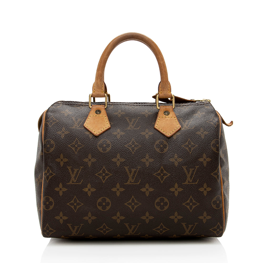 Louis Vuitton Vintage Monogram Canvas Speedy 25 Satchel (SHF-16510)
