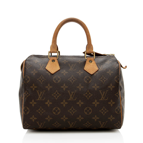 Louis Vuitton Vintage Monogram Canvas Speedy 25 Satchel (SHF-16510)