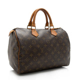 Louis Vuitton Vintage Monogram Canvas Speedy 30 Satchel (SHF-16524)