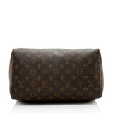 Louis Vuitton Vintage Monogram Canvas Speedy 30 Satchel (SHF-14577)