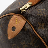 Louis Vuitton Vintage Monogram Canvas Speedy 30 Satchel (SHF-15818)