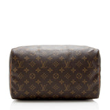 Louis Vuitton Vintage Monogram Canvas Speedy 30 Satchel (SHF-15461)