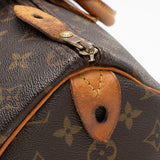Louis Vuitton Vintage Monogram Canvas Speedy 35 Satchel (SHF-14899)