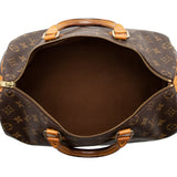 Louis Vuitton Vintage Monogram Canvas Speedy 35 Satchel (SHF-15685)