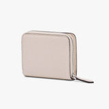 MEDIUM ZIP-AROUND White Leather Wallet