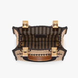 MINI SUNSHINE SHOPPER Braided Straw Mini Bag