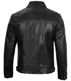 Men's Black Harrington Classic Leather Jacket