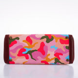 Vintage Hermes Kelly 28 Retourne Rouge H Calf Box & Toile Camouflage Painting
