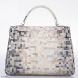 Vintage Hermes Kelly 32 Digital Hima Custom Painted Clemence with Palladium Hardware - 2004, H Square