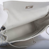 Vintage Hermes Kelly 32 Digital Hima Custom Painted Clemence with Palladium Hardware - 2004, H Square