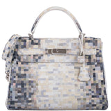 Vintage Hermes Kelly 32 Digital Hima Custom Painted Clemence with Palladium Hardware - 2004, H Square